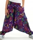 Dětské kalhoty Aladin – fialová mandala