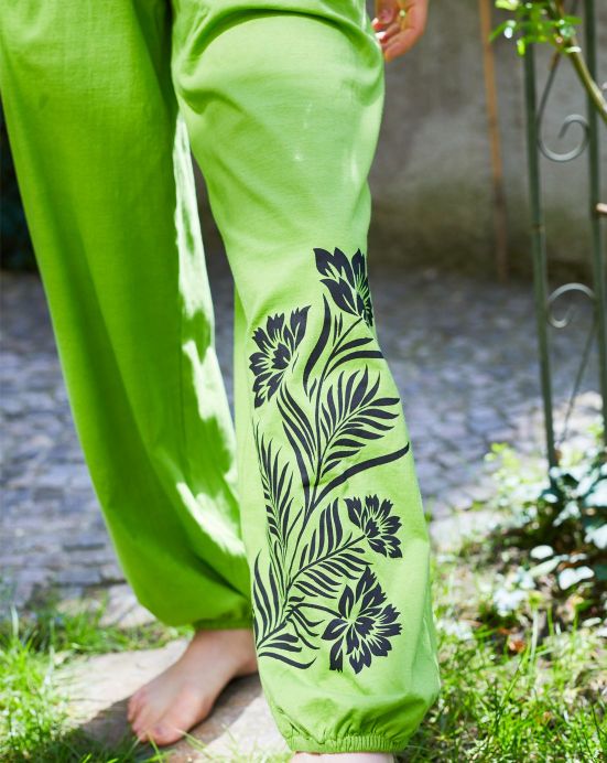 Kalhoty Nature - světle zelené