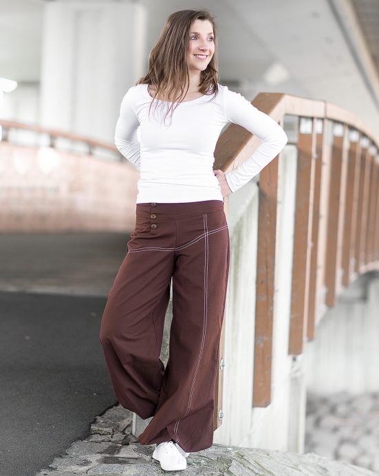 Kalhoty Steady – hnědé Kalhoty Steady – hnědé
