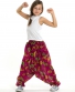 Dětské kalhoty Aladin – růžové s ornamenty