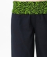 Kalhoty Jangala - černé se zelenou