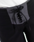 Kalhoty Bela - černé s šedou