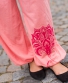 Kalhoty Phula - světle růžové