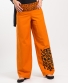Kalhoty Dart - oranžové