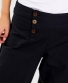 Kalhoty Steady s potiskem - černé s růžovou