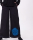 Kalhoty Rosie - černé s modrou