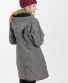 Zimní kabát Sangita – šedý