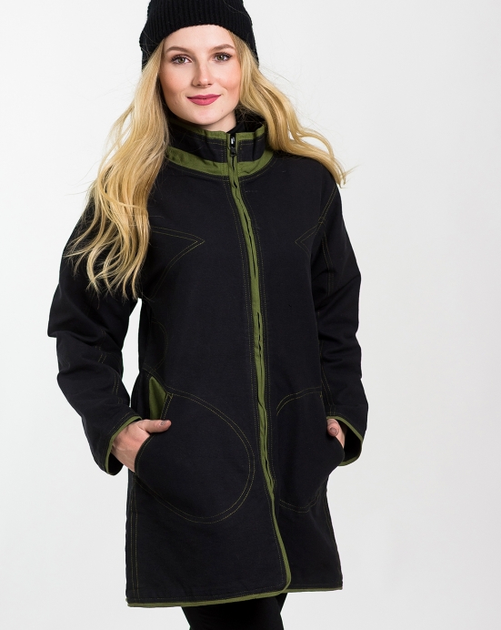 Zimní kabát Binita – černý
