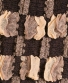 Šátek Thao – béžovo-černé kostky