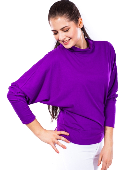 Mikina Basic – fialová Mikina Basic – fialová