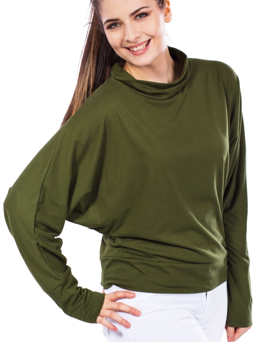 Mikina Basic – khaki Mikina Basic – khaki