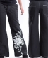 Kalhoty Bawana – černá s bílou