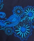 Kabelka Ananta – černá s modrou