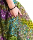 Kalhoty / šaty Aladin – olivově zelená paví oka