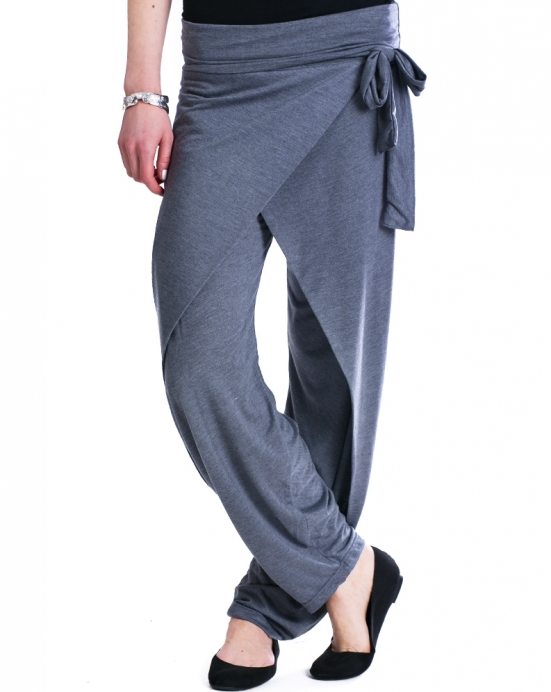 Kalhoty Joppa Pastel – šedé