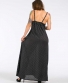 Maxi šaty Lynn – černé s tečkami