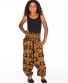 Dětské kalhoty Aladin – černé s oranžovou