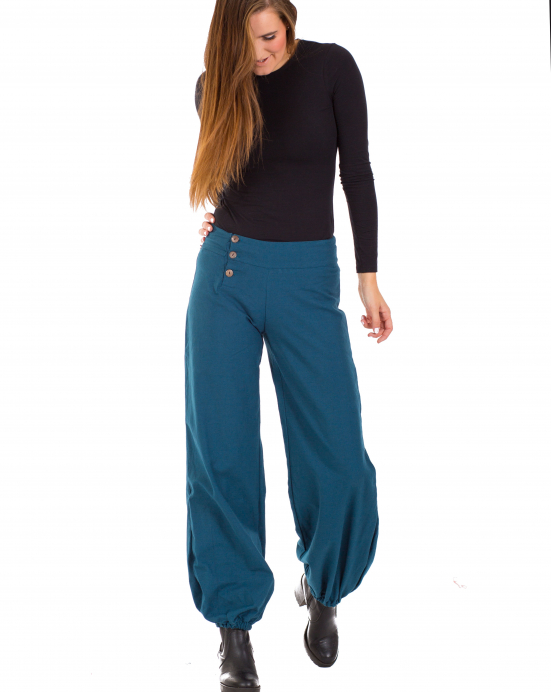 Kalhoty Steady Basic – petrolejové Kalhoty Steady Basic – petrolejové
