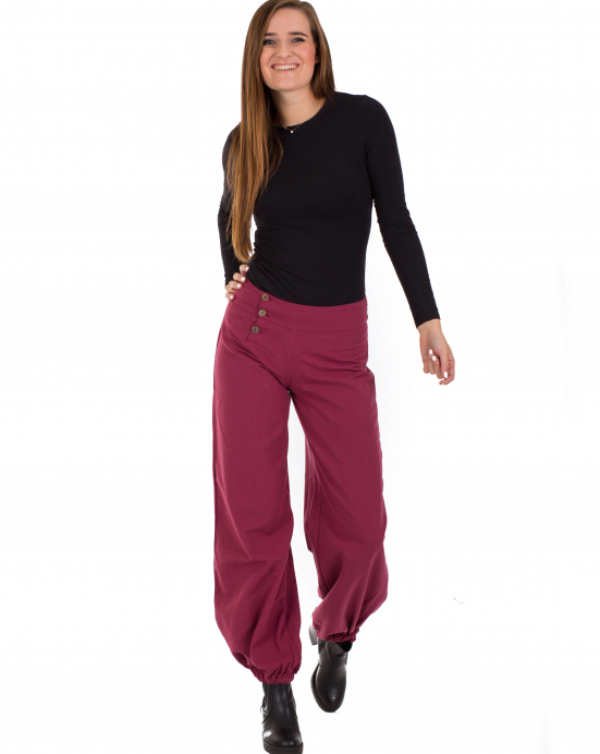 Kalhoty Steady Basic – bordó Kalhoty Steady Basic – bordó