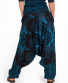 Kalhoty Aladin 3v1 – černé s tyrkysovými vzory