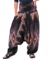 Kalhoty Aladin 3v1 – černé s barevnými vzory