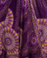 Kalhoty Aladin 3v1 – fialové se žlutými vzory