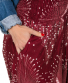 Kalhoty Aladin 3v1 – bordó s kosočtverci