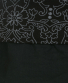 Kalhoty Thao pevné – černé s bílou květinou