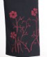 Kalhoty Thao pevné – bordó květina