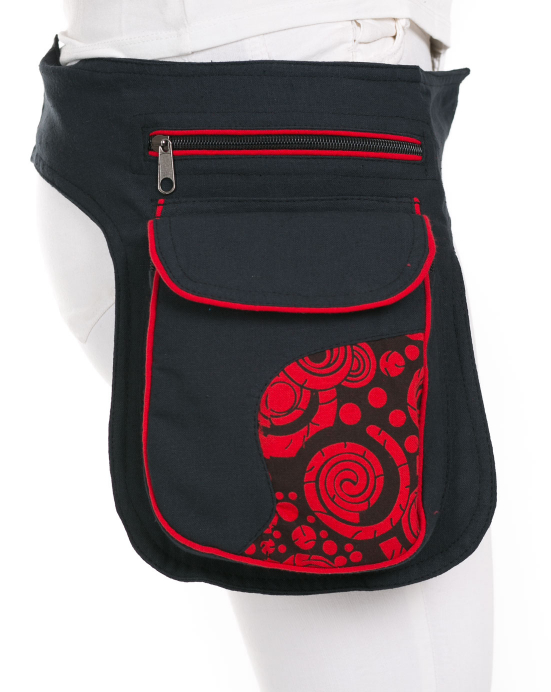 Ledvinka Thao - červené spirály