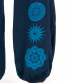 Kalhoty Thao Komfort – temně modré s ornamenty