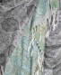 Maxi šál Pashi – bílo-šedý s ornamenty