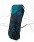 Textilní čelenka Thao – modrá s tyrkysovým potiskem