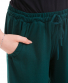 Kalhoty Thao Komfort – lahvově zelené s potiskem mandal