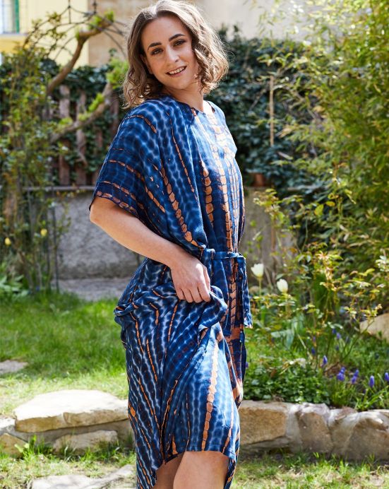 Kaftan Happy – temně modrý Kaftan Happy – temně modrý