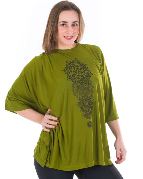Lehké pončo Gahana – khaki Lehké pončo Gahana – khaki