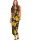 Maxi šaty Tapu – žluté květy