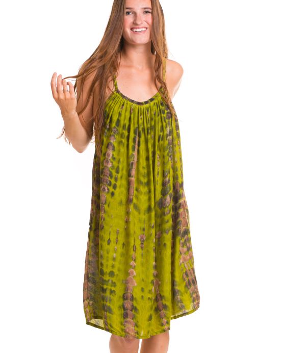 Šaty Garahuma – olivově zelené