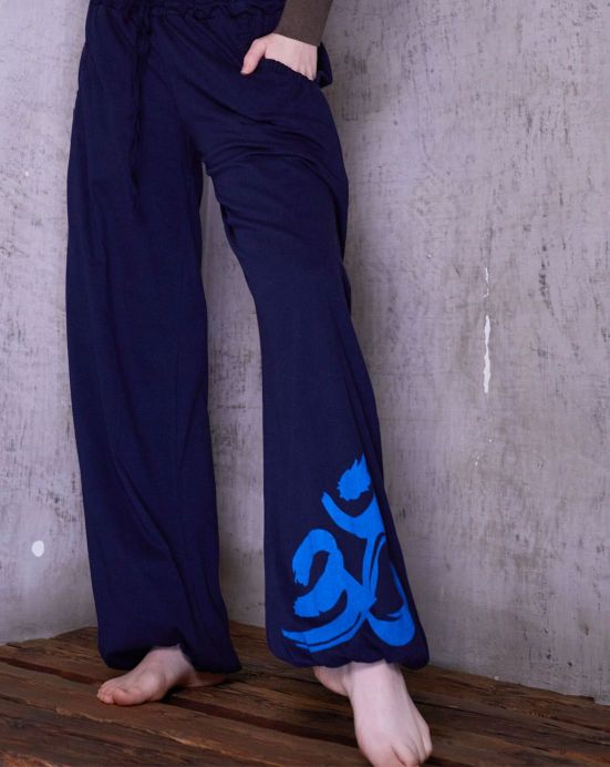 Kalhoty Thao Komfort – Óm temně modré