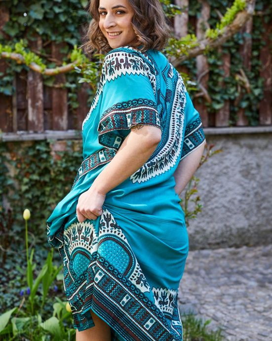 Kaftan Bali – lahvově zelený Kaftan Bali – lahvově zelený