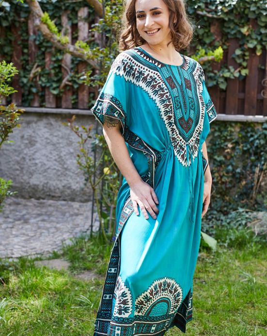 Kaftan Bali – lahvově zelený