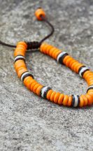 Náramek Indy – oranžový