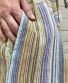 Kalhoty Indy – béžové s pastelovými proužky