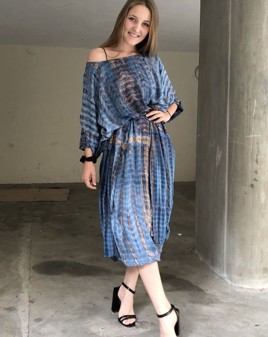 Kaftan Happy – modrý Kaftan Happy – modrý