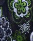 Textilní čelenka/rouška Thao – zeleno bílé mandaly