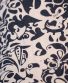 Textilní čelenka/rouška Thao – béžová s černými vzory