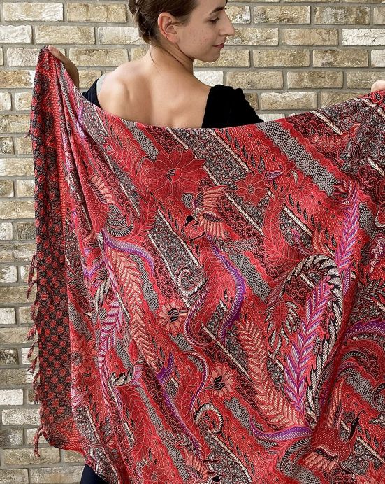 Sarong Bali – červený Sarong Bali – červený
