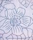 Textilní čelenka/rouška Thao – bílá s květy