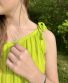 Šaty Linga – hráškově zelené