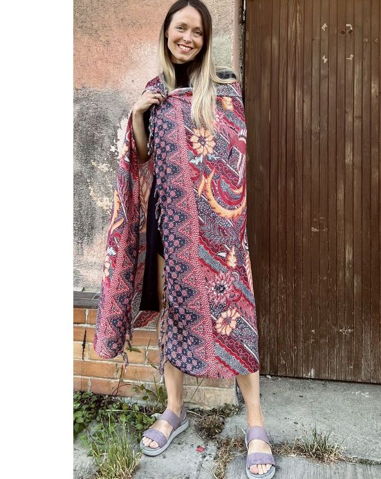 Sarong Bali - rubínový Sarong Bali - rubínový